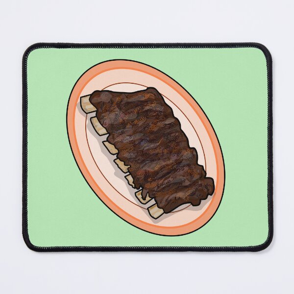 Item preview, Short ribs cartoon illustration designed and sold by Misscartoon.