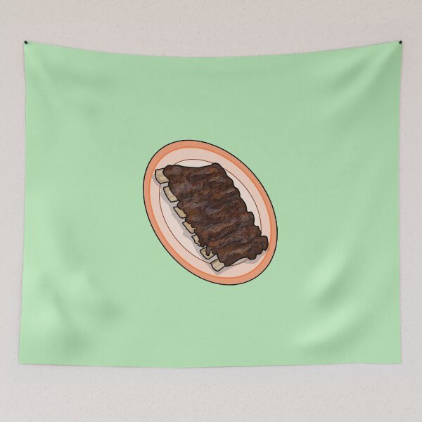 Item preview, Short ribs cartoon illustration designed and sold by Misscartoon.