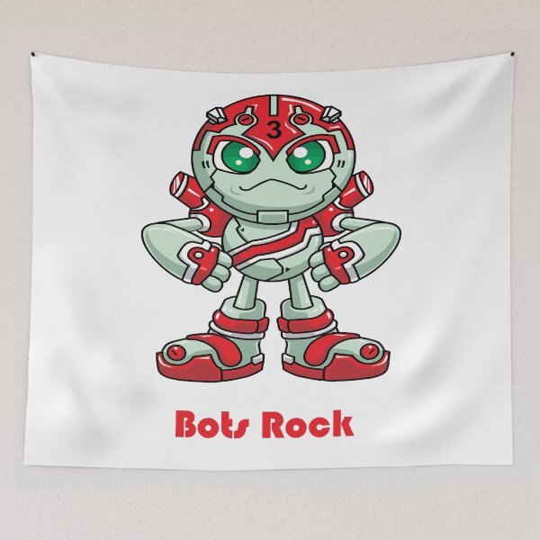 Item preview, Bots Rock Robots AI Artificial Intelligence designed and sold by ProjectX23.