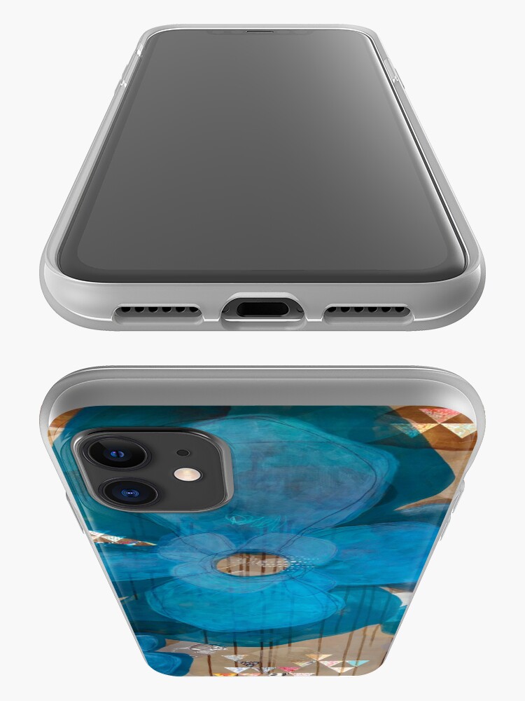 Alternate view of Fragmentary Blue iPhone Case & Cover