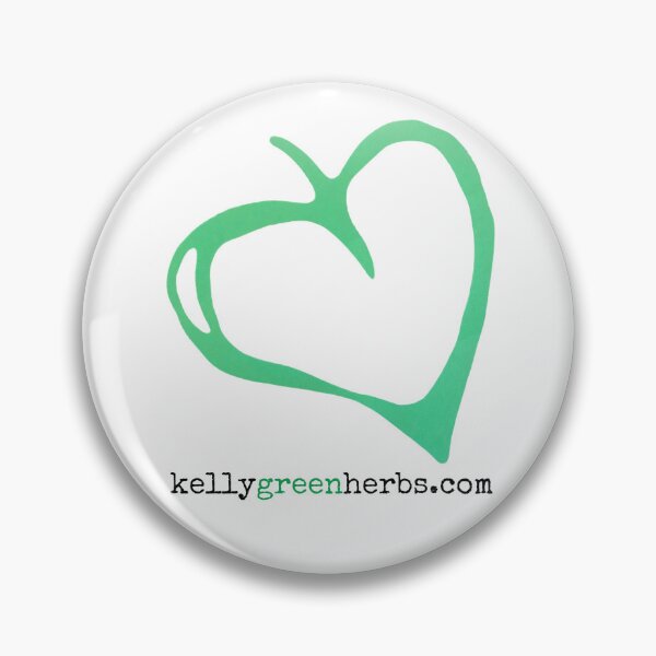 Item preview, Kelly Green Herbs Heart Leaf Logo designed and sold by Kelly McNabb.
