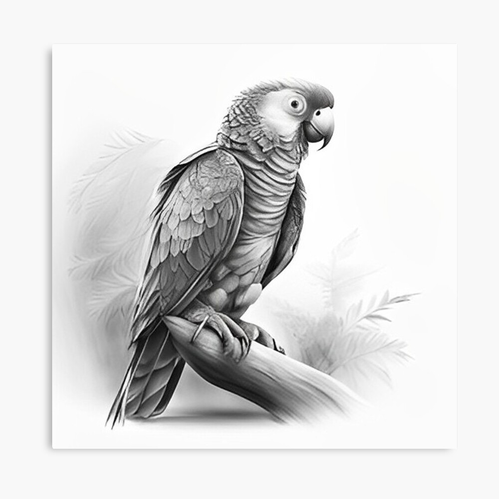 parrot pencil sketch step by step||EASY & SIMPLE ||TUTORIALS - YouTube