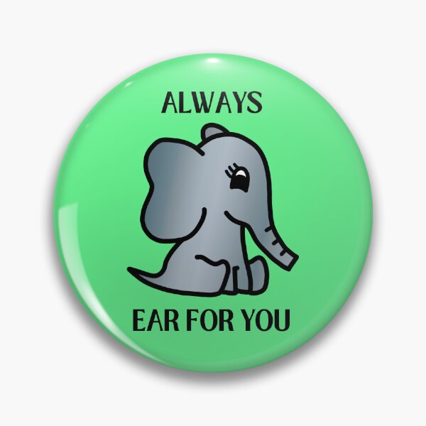 Item preview, Always EAR For You - Cute Little Baby Elephant designed and sold by LadySquiggle.
