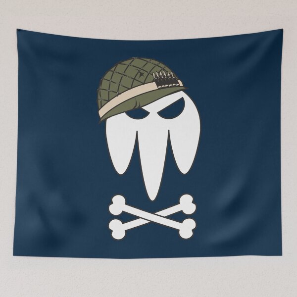 Item preview, task force doomer angry soldier skull    designed and sold by nusingular6.