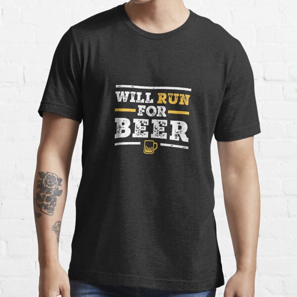 Item preview, Womens Mens Will Run For Beer Funny Runner Beer Lover  designed and sold by limonhakec.