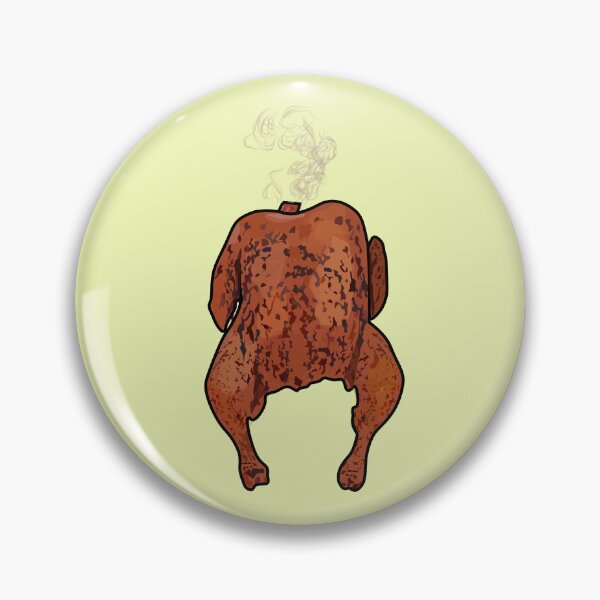 Item preview, Roast chicken cartoon illustration designed and sold by Misscartoon.