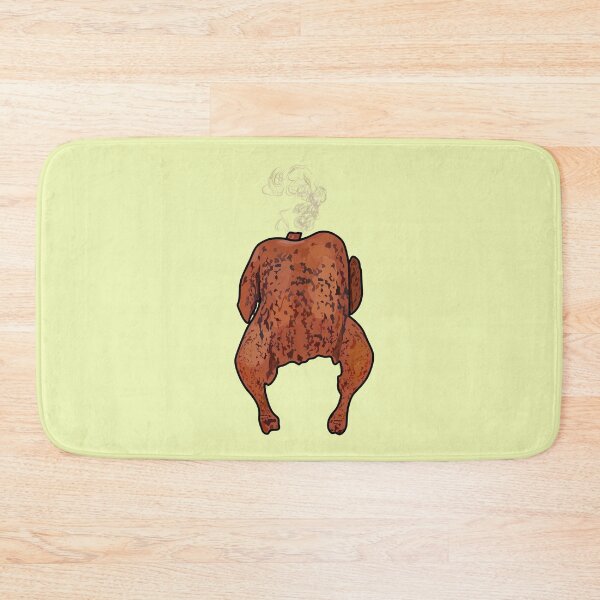 Item preview, Roast chicken cartoon illustration designed and sold by Misscartoon.