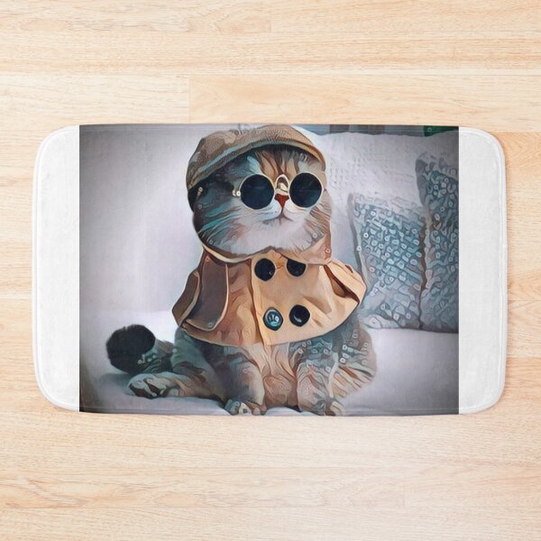 Item preview, Cat Lover Inspector Cat Art Print - For a cat lover, for a cat owner, decorating print. designed and sold by Wentoo.