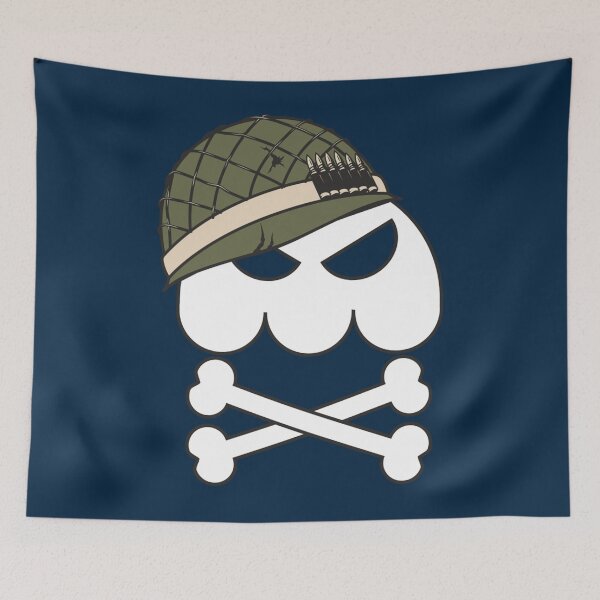 Item preview, task force doomer angry soldier skull  designed and sold by nusingular6.
