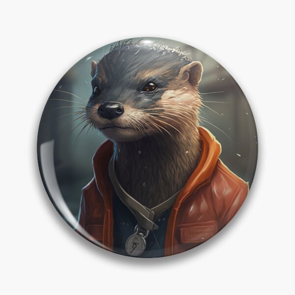 Item preview, River Otter designed and sold by Raccoonidae.