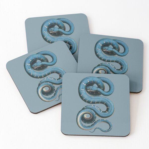 Item preview, Blue Snake Engraving - on Blue designed and sold by boltjesdesign.