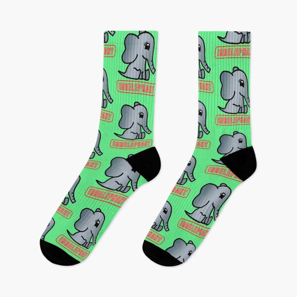 Item preview, Irrelephant - Elephant Pun with Cute Little Baby Elephant designed and sold by LadySquiggle.