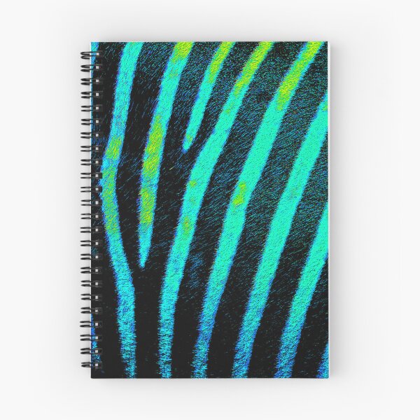 Item preview, Electric Zebra Stripes in Neon Turquoise designed and sold by WildArtDesigns.