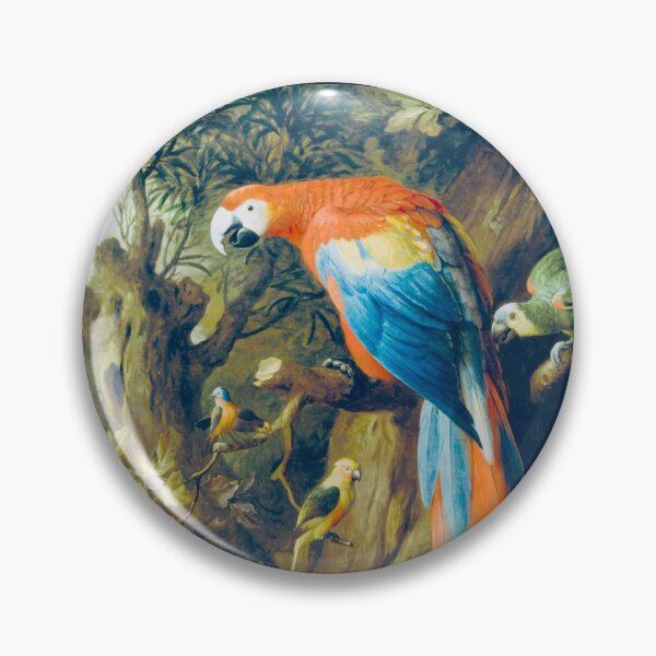 Item preview, (Detail of) A Macaw, Ducks, Parrots and Other Birds in a Landscape by Jacob Bogdani (digitally enhanced)  designed and sold by Amanda1775.