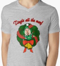 Tingle All the Way Men's V-Neck T-Shirt