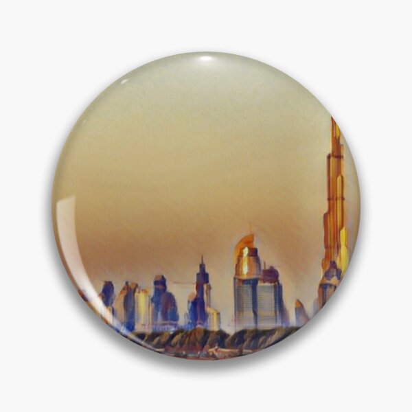 Item preview, Dubai Skyline Early Morning designed and sold by SteveGlasgow.