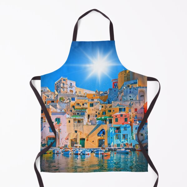 Item preview, Seaside Village Art Print - For a beach house, decorating print. designed and sold by Wentoo.