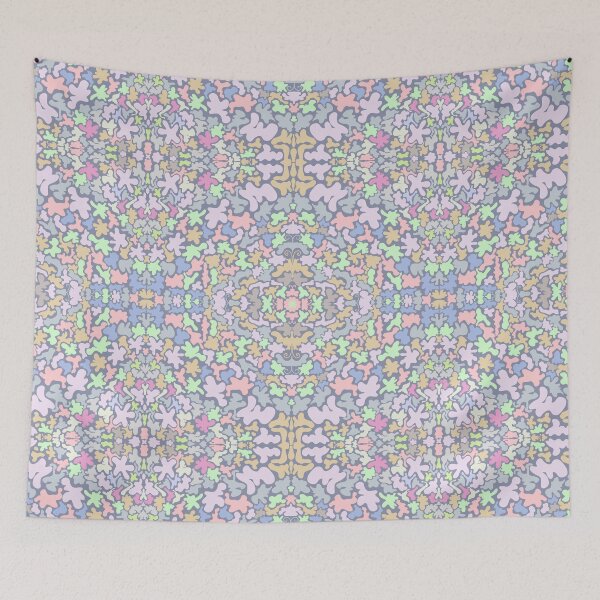 Item preview, Multicoloured psychedelic soft art  designed and sold by DreamKaracters.