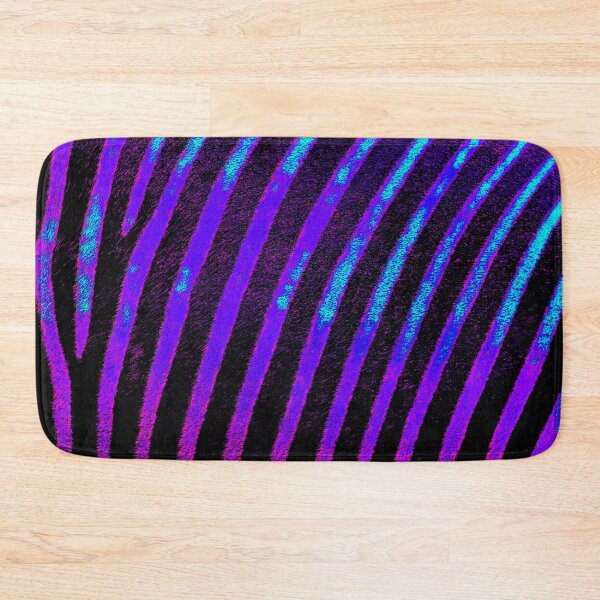 Artikelvorschau, Elektrische Zebrastreifen in Neonviolett entworfen und verkauft von WildArtDesigns.
