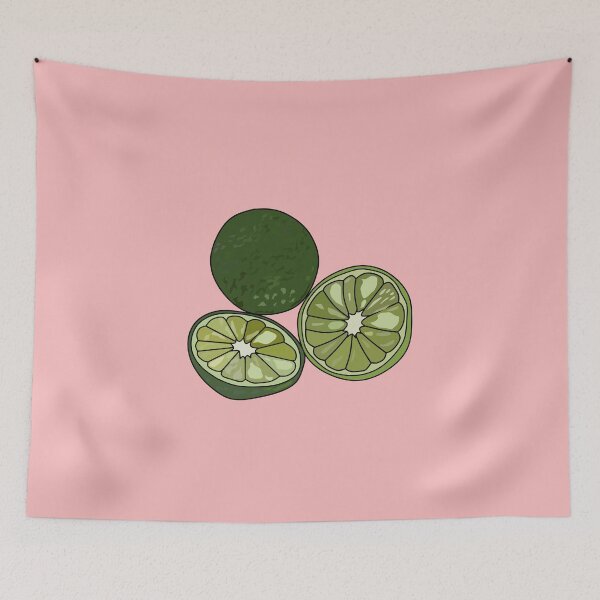 Item preview, Kaffir lime cartoon illustration designed and sold by Misscartoon.