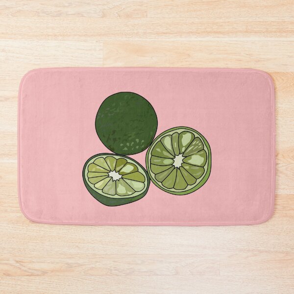 Item preview, Kaffir lime cartoon illustration designed and sold by Misscartoon.