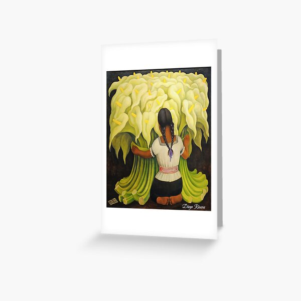Item preview, Famous Artist: Diego Rivera - The Flower Seller (1942) designed and sold by mturns57.