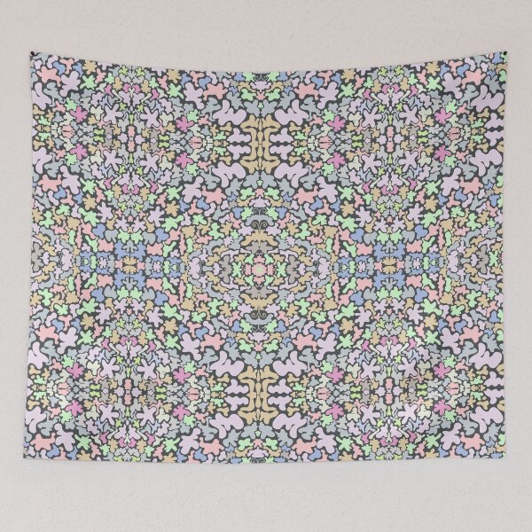 Item preview, Multicoloured psychedelic bright art  designed and sold by DreamKaracters.
