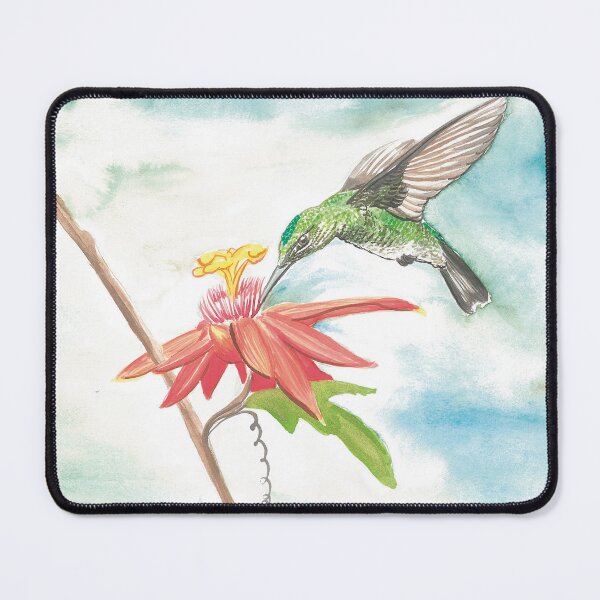 Item preview, hummingbird and passionflower designed and sold by Carmencita079.