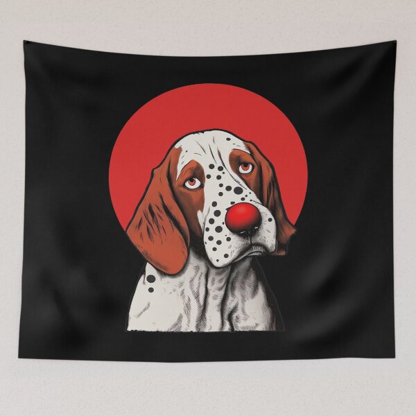 Item preview, Funny Dog Celebrating Red Nose Day No Nose Happy Day designed and sold by Thevulcano.