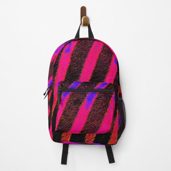 Item preview, Electric Zebra Stripes in Neon Red designed and sold by WildArtDesigns.