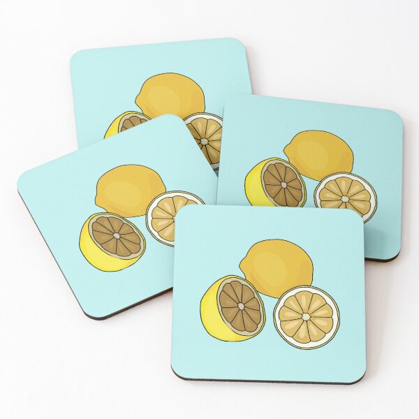 Item preview, Lemon cartoon illustration designed and sold by Misscartoon.
