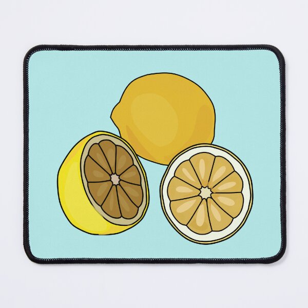 Item preview, Lemon cartoon illustration designed and sold by Misscartoon.