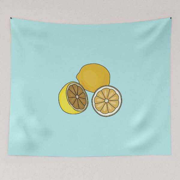 Item preview, Lemon cartoon illustration designed and sold by Misscartoon.