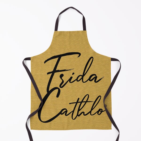 Item preview, Mustard Text B back Cat Frida Cathlo version of - Frida Kahlo designed and sold by Jaime Ortiz.