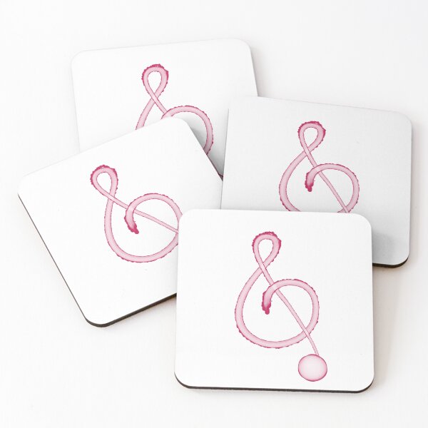 Item preview, Red treble clef designed and sold by Daily Miracles.
