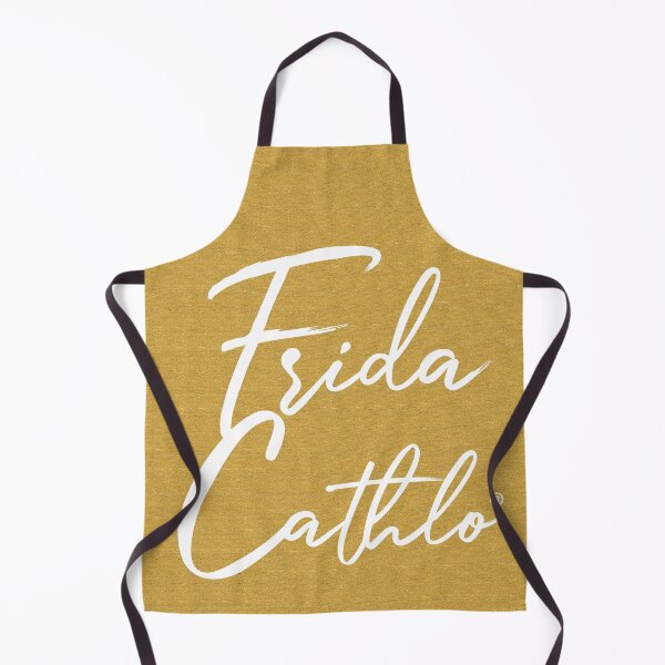 Item preview, Mustard Text W back Cat Frida Cathlo version of - Frida Kahlo designed and sold by Jaime Ortiz.