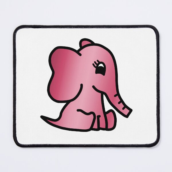 Item preview, Cute Little Baby Elephant - Pink designed and sold by LadySquiggle.