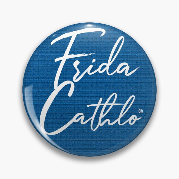 Item preview, Blue Text W back Cat Frida Cathlo version of - Frida Kahlo designed and sold by Jaime Ortiz.