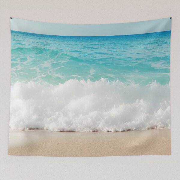 Item preview, Turquoise Blue Ocean Shore Waves  designed and sold by CraftingHouse.