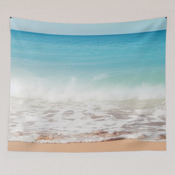 Item preview, Turquoise Blue Ocean Shore Waves  designed and sold by CraftingHouse.