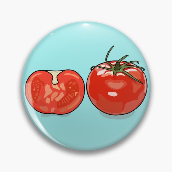Item preview, Tomato cartoon illustration designed and sold by Misscartoon.