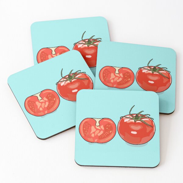 Item preview, Tomato cartoon illustration designed and sold by Misscartoon.