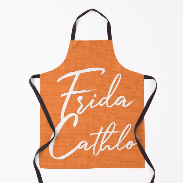 Item preview, Orange Text W back Cat Frida Cathlo version of - Frida Kahlo designed and sold by Jaime Ortiz.
