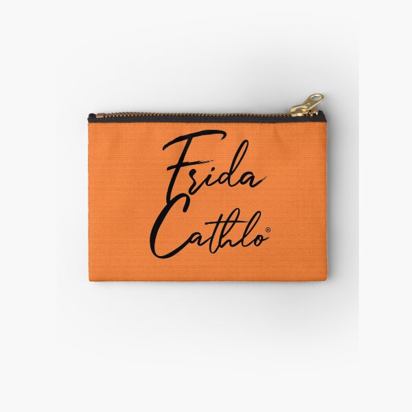 Item preview, Orange Text B back Cat Frida Cathlo version of - Frida Kahlo designed and sold by Jaime Ortiz.
