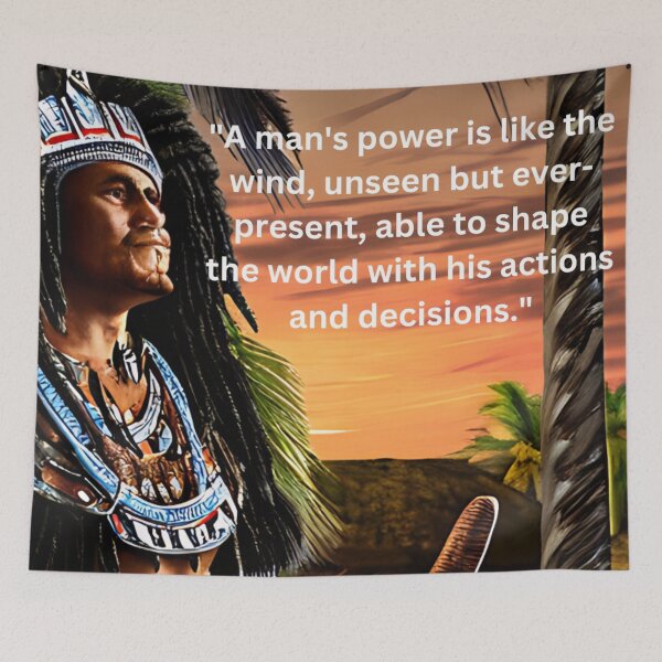 Item preview, "A man's power is like the wind"  designed and sold by PHILLIE717.