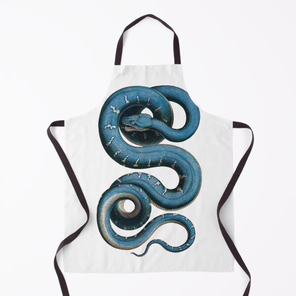 Item preview, Blue Snake Engraving - on White designed and sold by boltjesdesign.