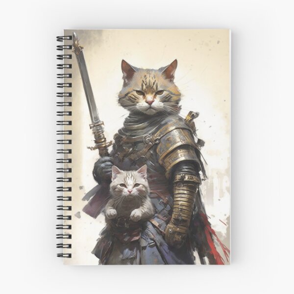 Item preview, Samurai Kitten 6 designed and sold by PrintedBeat.