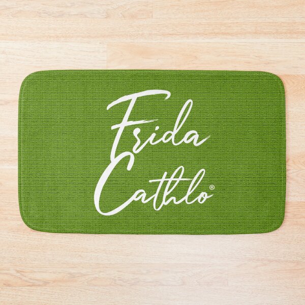 Item preview, Green Text W back Cat Frida Cathlo version of - Frida Kahlo designed and sold by Jaime Ortiz.