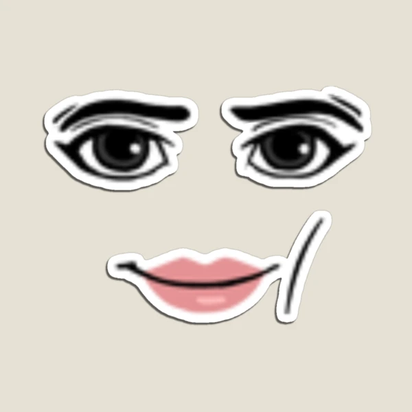 woman face roblox  Sticker for Sale by Agankunje