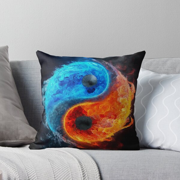 Item preview, Illustration of fire in the form of yin and yang symbol. designed and sold by ShopThousand.